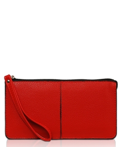 New Fashion Zip Wallet WA1288-3 RED